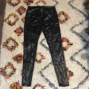 Bebe Vegan Leather leggings